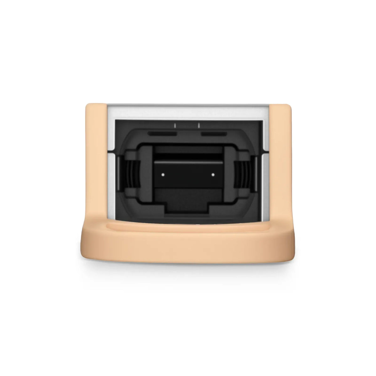 980-9I693-00NS00 compatible transceiver front view, MPO-12 connector